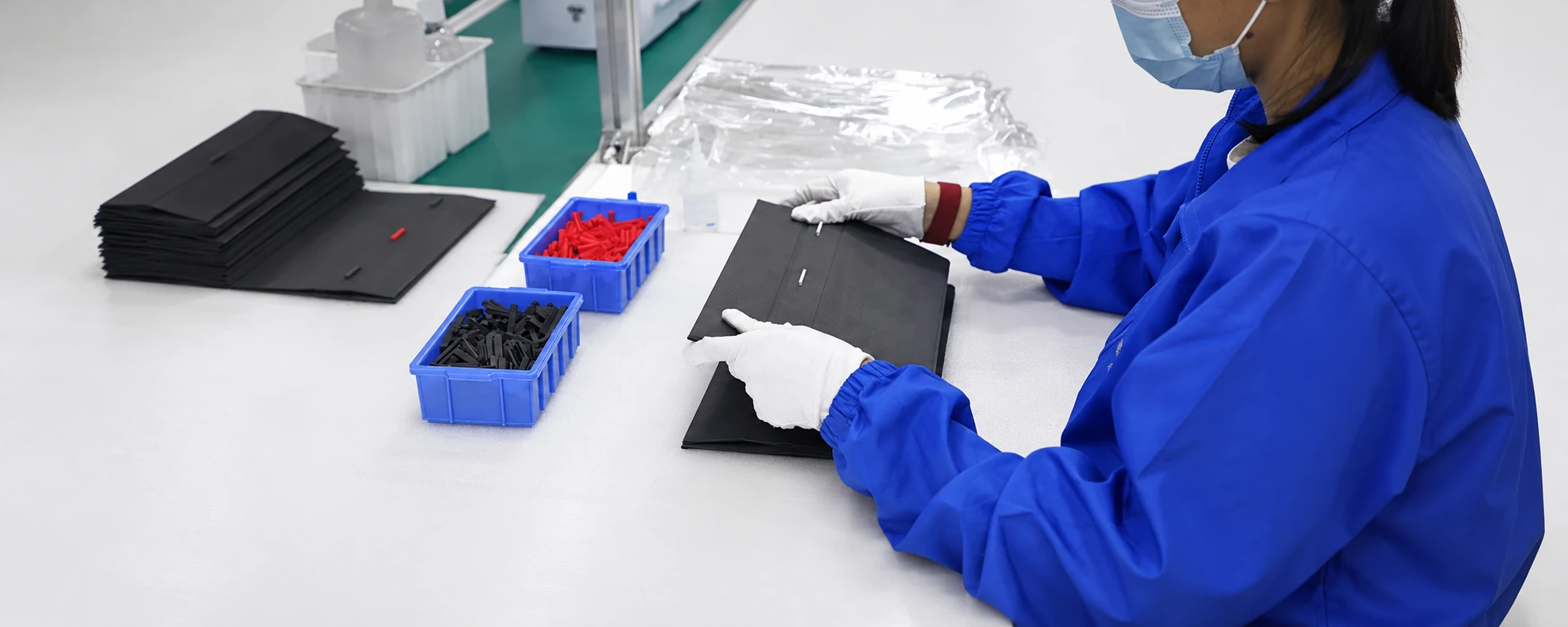 Assembly workstations for keyboard components and production