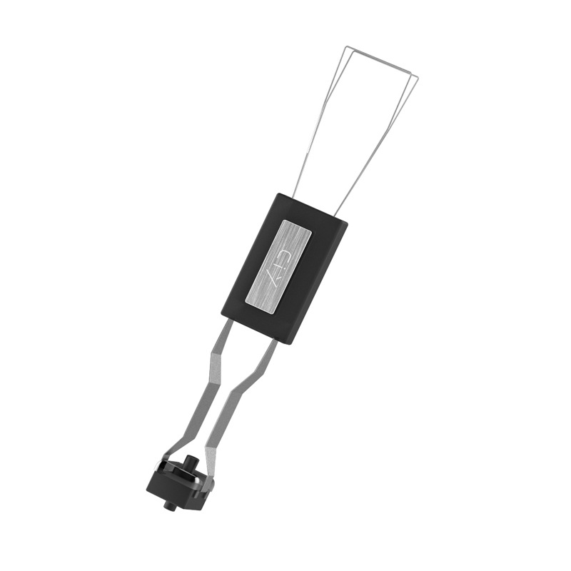 Black dual-ended metal keycap and switch puller