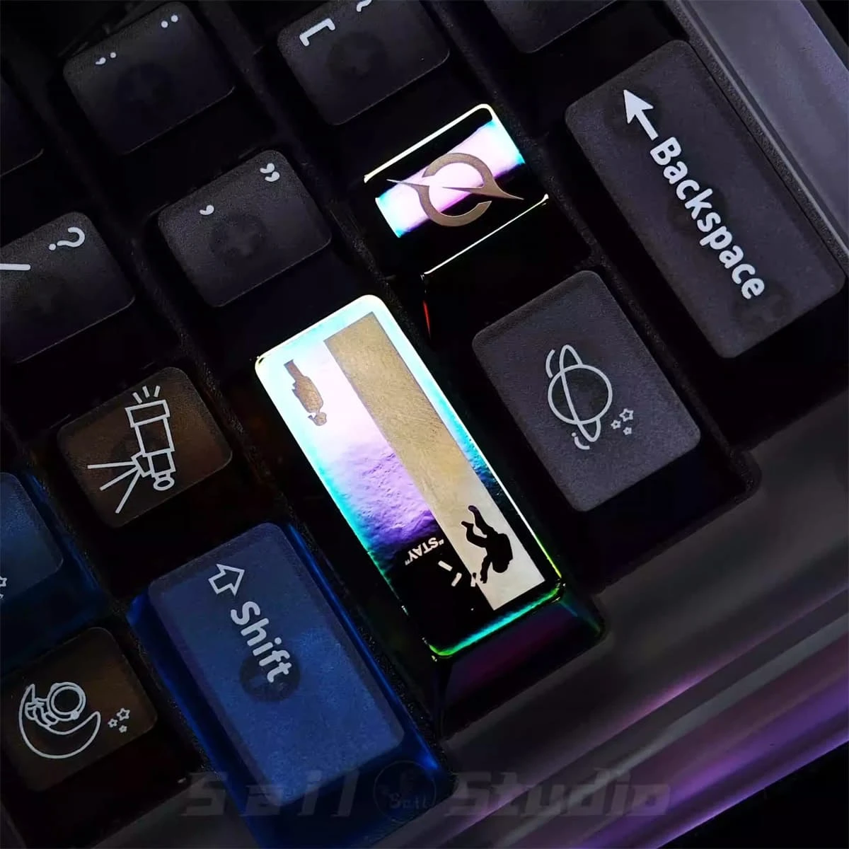 Interstellar metal keycap set