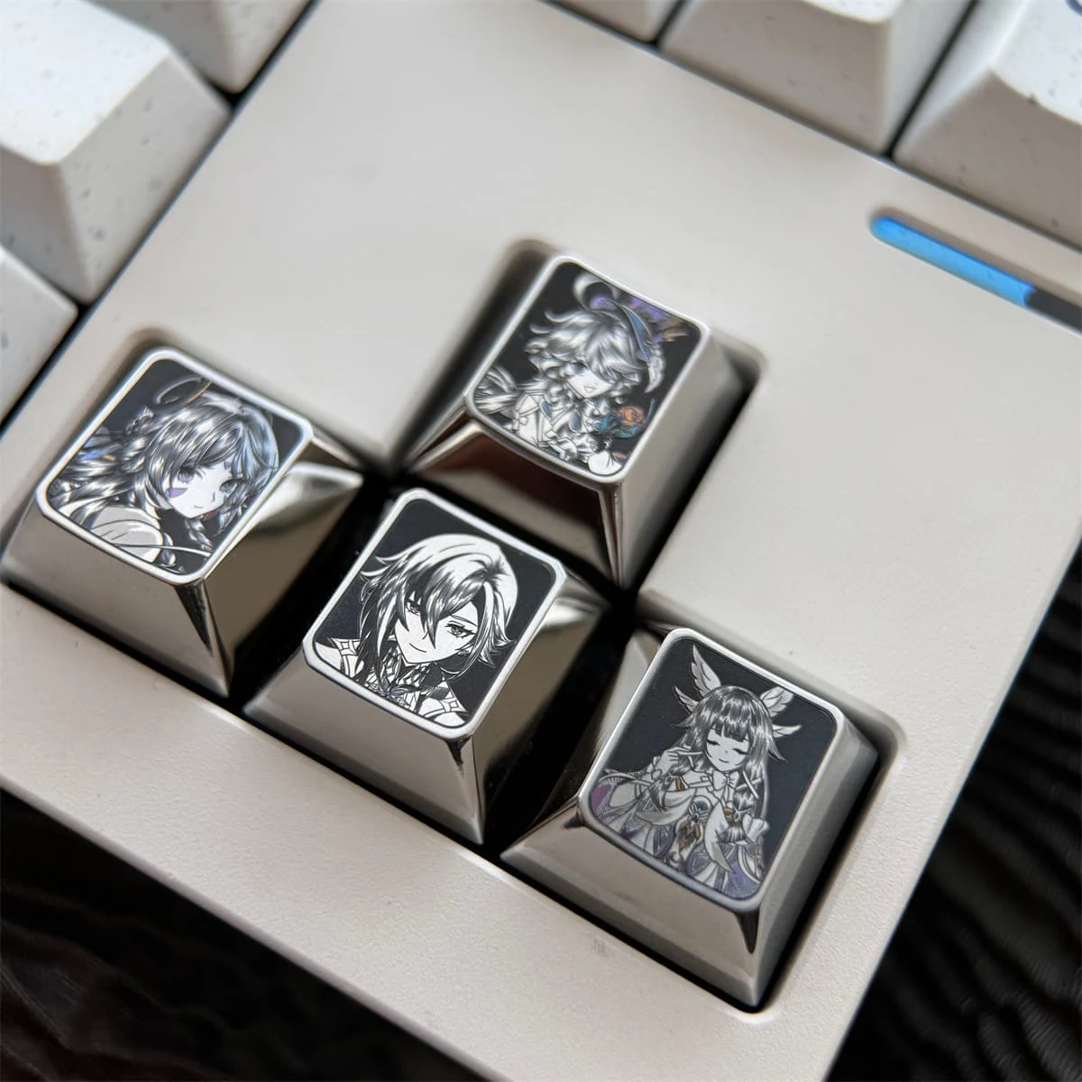 Four-key titanium arrow set