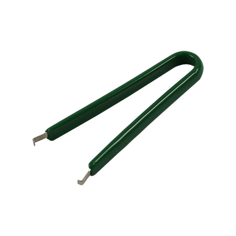 Green U-shaped switch puller